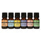 Home Aromatherapy Set 6 Pack - Set Includes: Six 100% pure essential oils