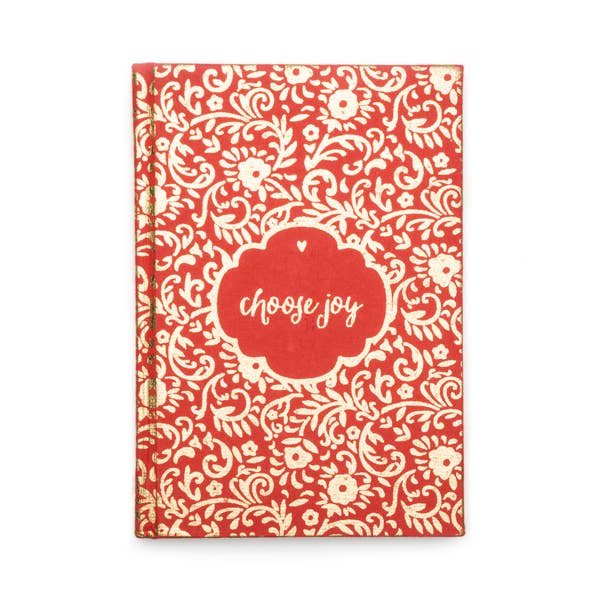 Metallic Message Journal ~ Choose Joy