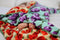 Veggie Might Cuddle Blanket~8 Layers of 100% Cotton Muslin