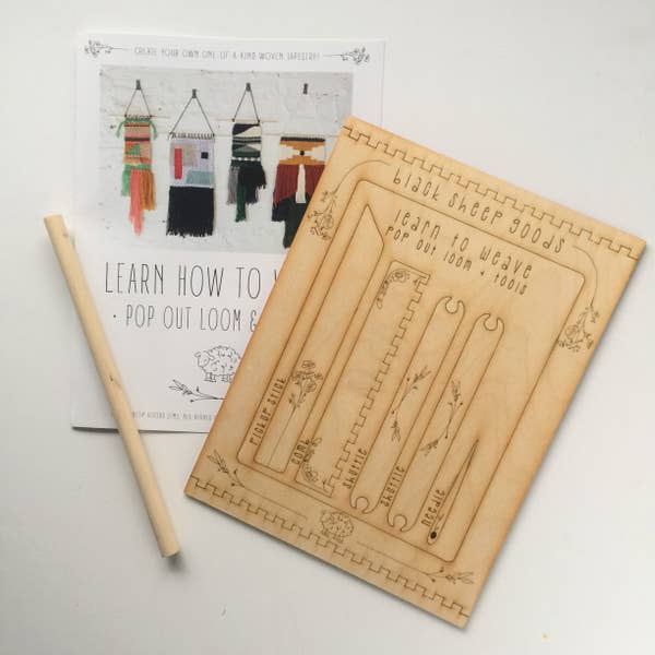 DIY Tapestry Weaving Kit ~'Groove'