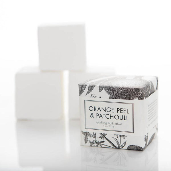 Orange Peel & Patchouli Sparkling Bath Tablet