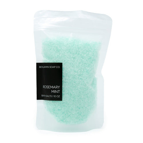 Rosemary Mint Bath Salts - By The Benjamin Soap Co