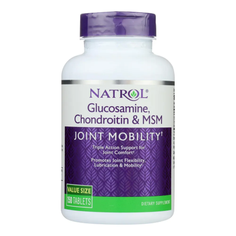 Natrol Glucosamine Chondroitin & Msm - 150 Tablets