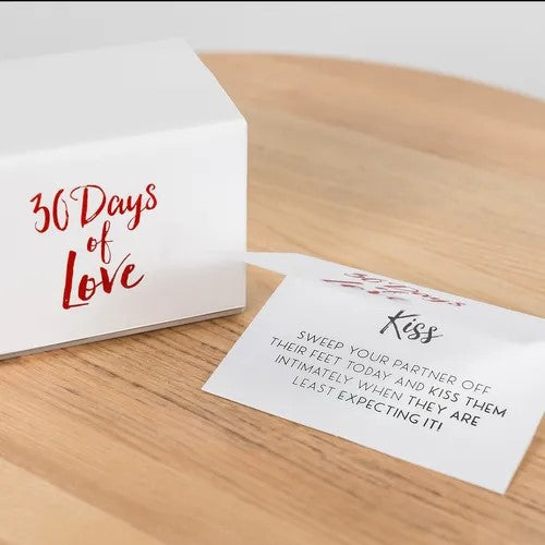 30 Days of Love Glass Jar