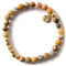 'Choose Joy' Mexican Agate Gemstone Bracelet, 6mm~Handcrafted in Tennessee