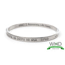 'Just Be'~ Handcrafted Inspirational Full Circle Bangle